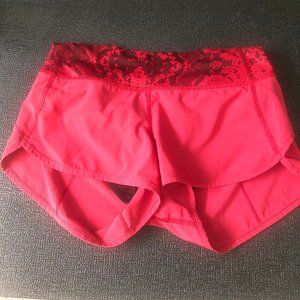 Lululemon Speed Up Short - Red